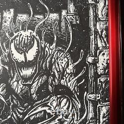 Kevin Eastman Original Artwork Cover Carnage Black White & Blood + CGC 9.8 Sign