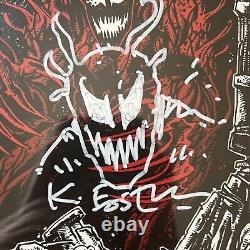 Kevin Eastman Original Artwork Cover Carnage Black White & Blood + CGC 9.8 Sign