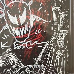 Kevin Eastman Original Artwork Cover Carnage Black White & Blood + CGC 9.8 Sign