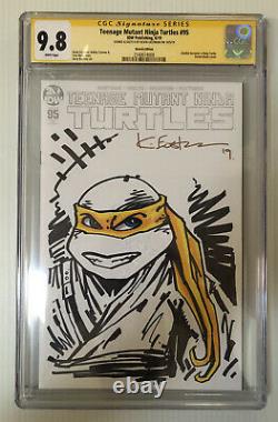 Kevin Eastman Signed Sketch Jennika Teenage Mutant Ninja Turtles #95 CGC 9.8 1