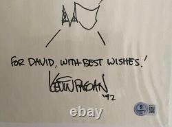 Kevin Fagan Autographed Drabble Sketch With Beckett COA