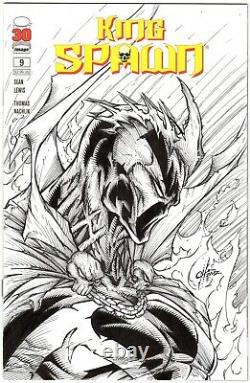 King Spawn #9. Original sketch cover art by Calvin Henio