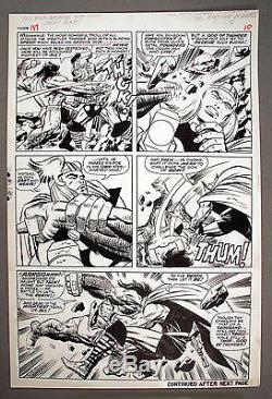 Kirby Thor #137 Page 9 Twice Up Thor & Ulik Amazing Battle Page, 1st Appearance