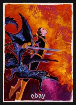 Kitty Pryde and Lockheed Painting by Flaviano Armentaro Kitty Pryde and Lockheed Painting by Flaviano Armentaro