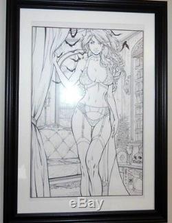 Lady Death Original Cover Art Apocalyptic Abyss Jeremy Clark Mike Debalfo Signed