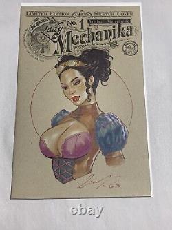 Lady Mechanika Original Art Cover Sketch Elias Chatzoudis