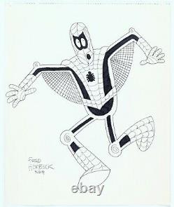Large 1979 Marvel Comics Fred Hembeck Spider-Man Art Stan Lee Marvelmania