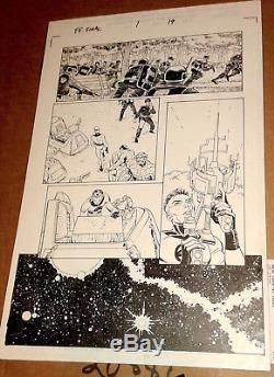 Last Fantastic Four Story p. 19 John Romita Jr/Scott Hanna/Stan Lee original art