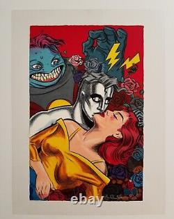 Laura & Mike Allred Signed Madman Original Comic Book Pop Art on Plastic 1994