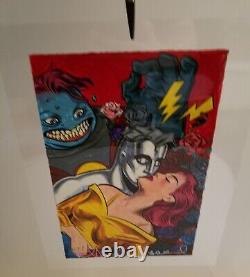 Laura & Mike Allred Signed Madman Original Comic Book Pop Art on Plastic 1994