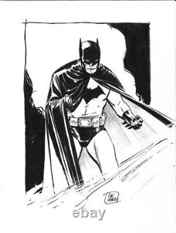 Lee Weeks Batman Sketch Commission Original Art