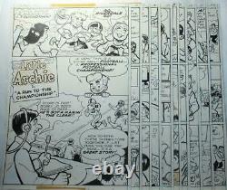 Little Archie Run to the Championship10 pg story Original Comic Art Football