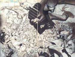 Lobo #4 pgs. 8 & 9 Huge Fight DPS 1991 art by Simon Bisley
