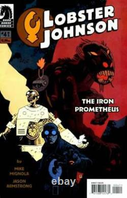 Lobster Johnson The Iron Prometheus #4 Cover Mike Mignola Hellboy Original Art