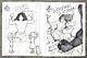 Lot Of 2 Aaron Lopresti Preliminary Sketches For Wonder Woman #25 2008 8.5x11