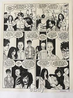 Love & Rockets #33 Jaime Hernandez Original Comic Art Page! Wig Wam Bam