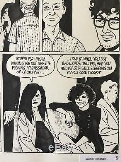 Love & Rockets #33 Jaime Hernandez Original Comic Art Page! Wig Wam Bam