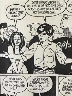 Love & Rockets #33 Jaime Hernandez Original Comic Art Page! Wig Wam Bam