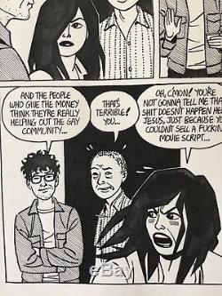 Love & Rockets #33 Jaime Hernandez Original Comic Art Page! Wig Wam Bam