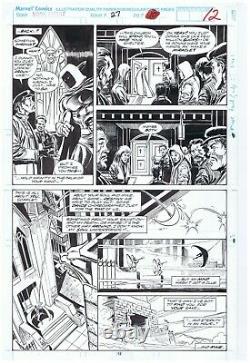 MARC SPECTOR MOON KNIGHT #27 ORIGINAL RON GARNEY COMIC ART Scarlet Redemption