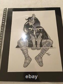 MARIO CHAVEZ Original HUNTRESS Comic Art CHILLING! (9 x 12 / VG Condition)