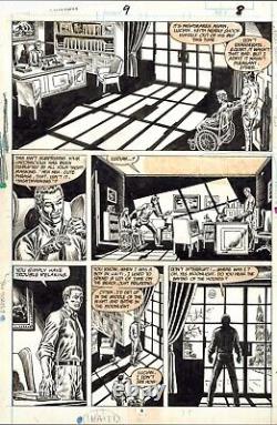 MARK BAGLEY's 1ST PUBLISHED COMIC ARTWORK NM #9 ORIGINAL ART PAGE MARVEL COMICS