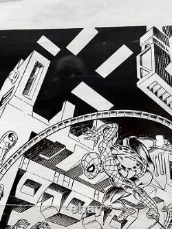 MARVEL TRY-OUT Spider-Man/Dr. Octopus Story COVER ART Mark Bagley/Doug Hazlewood