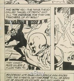 MARVEL Two-in-One issue #8 p. 27 The Thing & Ghost Rider 1975 art by Sal BUSCEMA