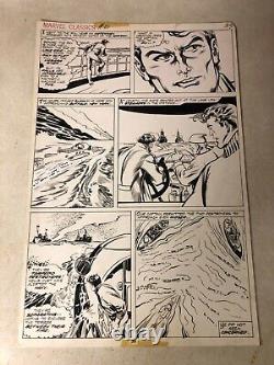 MASTER OF THE WORLD comic art MARVEL CLASSICS #21 1977 TORPEDO DESTROYERS TERROR MASTER OF THE WORLD comic art MARVEL CLASSICS #21 1977 TORPEDO DESTROYERS TERROR