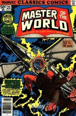 MASTER OF THE WORLD comic art MARVEL CLASSICS #21 1977 TORPEDO DESTROYERS TERROR MASTER OF THE WORLD comic art MARVEL CLASSICS #21 1977 TORPEDO DESTROYERS TERROR
