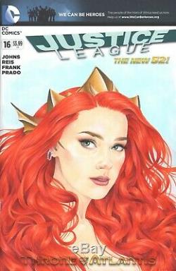 MERA sketch cover Kristin Allen Aquaman Justice League DC original art Amber
