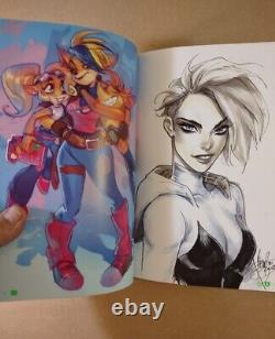 MIRKA ANDOLFO 2020 YEARLY ARTBOOK With BLACK CAT SKETCH ORIG. ART! FREE SHIPPING