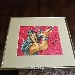 MTG Alpha Berserk original painting art by Dan Frazier for Magic The Gathering