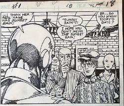 Machine Man Original Artwork Barry Windsor-Smith Herb Trimpe Signed Marvel