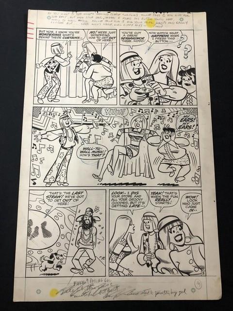 Mad About Mille #15 Page 3 Original Comic Book Art 1970