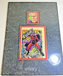 Magneto Original Production Art 1992 Impel marvel card cel x-men comic cel movie
