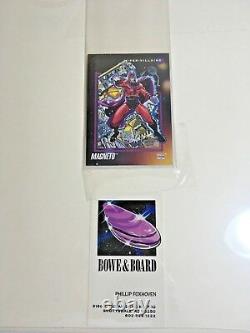 Magneto Original Production Art 1992 Impel marvel card cel x-men comic cel movie