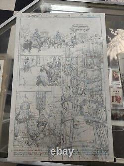 Mandarin Spawn (Image Comics) #165, Pg 19, LAN MEDINA Original Pencil Art Page