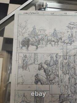 Mandarin Spawn (Image Comics) #165, Pg 19, LAN MEDINA Original Pencil Art Page