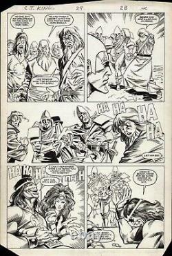 Marc Silvestri 1985 Conan The King #29 Original Comic Art Page Marvel Comics