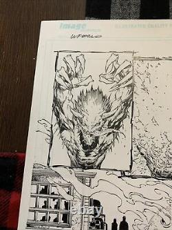 Marc Silvestri Original Art Page INFERNO Issue 2 Page 17 Image Wolverine Fame