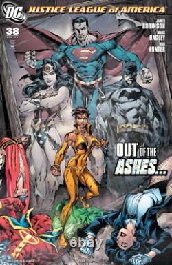 Mark Bagley 2009 Justice League Art-vixen & Dr. Light Vs. Despero! Free Ship Mark Bagley 2009 Justice League Art-vixen & Dr. Light Vs. Despero! Free Ship