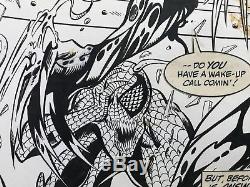Mark Bagley Amazing Spider-Man #380 pg2 Original Comic Art Splash page 1993