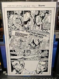 Mark Bagley Original Interior Art Hennessy Spider-man Life Story Issue 2 Page 3