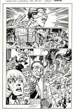 Mark Bagley Signed 2019 Spider-man Original Art-death Of Gwen Stacy