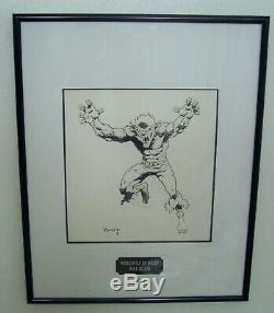 Marvel Comics Werewolf By Night Mike Ploog Framed Art Stan Lee Marvelmania
