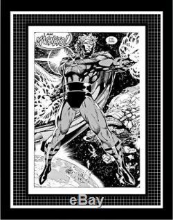 Marvel Comics X-Men # 1 Page 2 Rare Production Art By Jim Lee (Monotone)