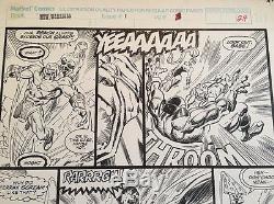 Marvel New Warriors Mark Bagley Original Comic Art / FIRST ISSUE / Signed