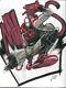 Marvel Original Art Spider-man Miles Morales By Glenn Urieta 9'' X 12''