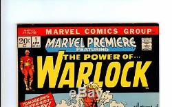 Marvel Premiere #1 (Apr 1972) WARLOCK ORIGIN! GIL KANE ART! HIGH GRADE COPY